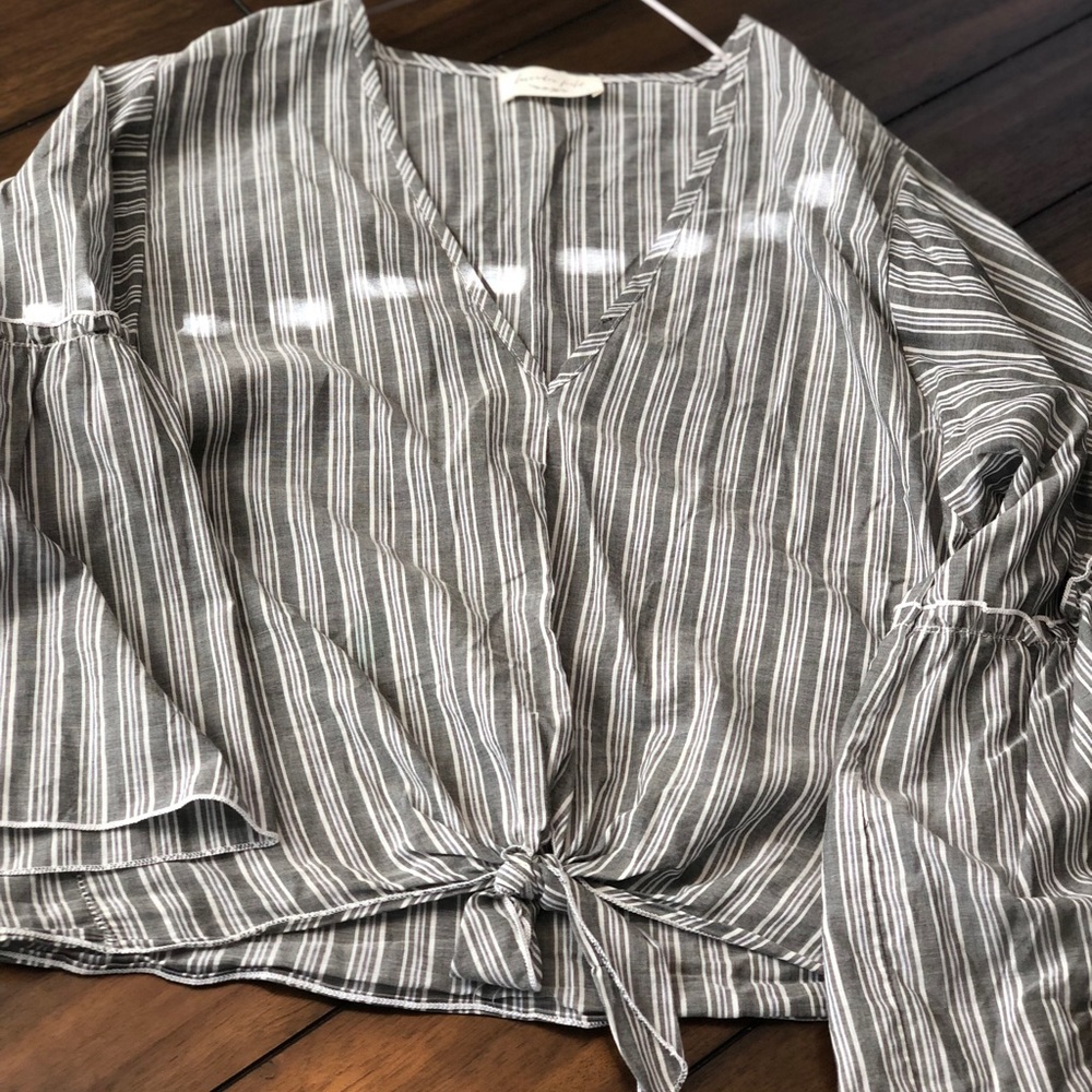 Lavender Field Tie Top